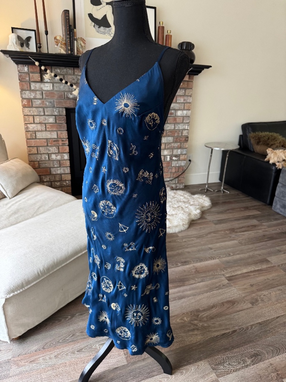 Réalisation Par The 1996 Zodiac Silk Slip Dress Small